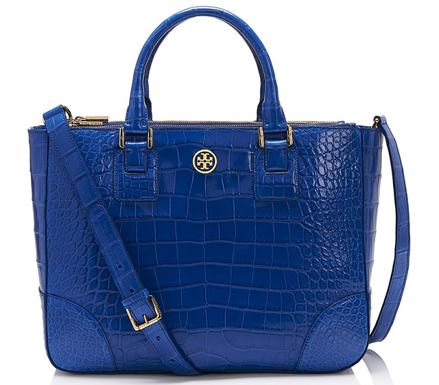 Tory Burch Paper Gift Bag in Blue - Luxe Purses