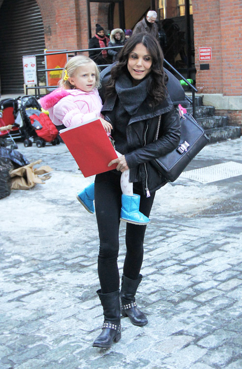 Bethenny Carries Her Daughter and a Christian Louboutin Bag - PurseBlog