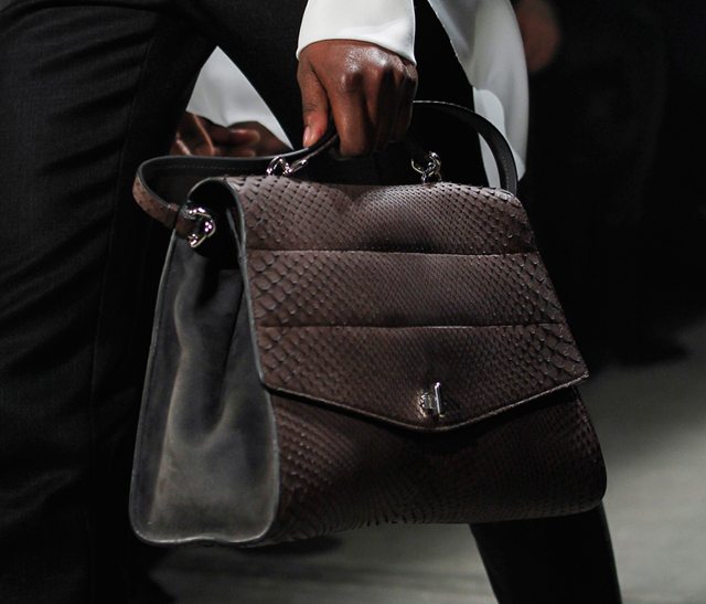 Narciso Rodriguez Fall 2017 Snakeskin Top Handle Bag Purseblog P S Please Consider Supporting Our Small Bag Loving Team By Clicking Links Before Ping Or Checking Out At Your Favorite Online Retailers Like
