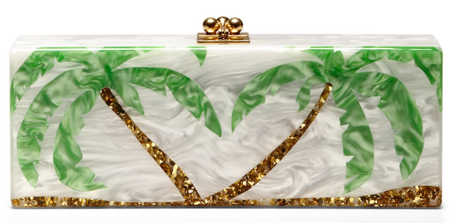 Edie Parker Palms Clutch