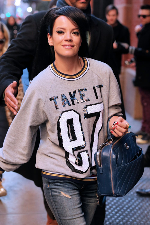 Lily Allen Shops with Chanel in Soho - PurseBlog