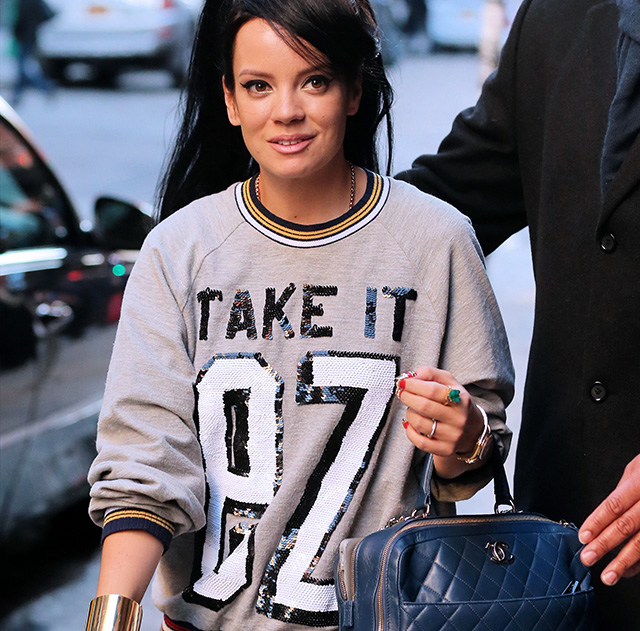 Lily Allen Shops with Chanel in Soho - PurseBlog