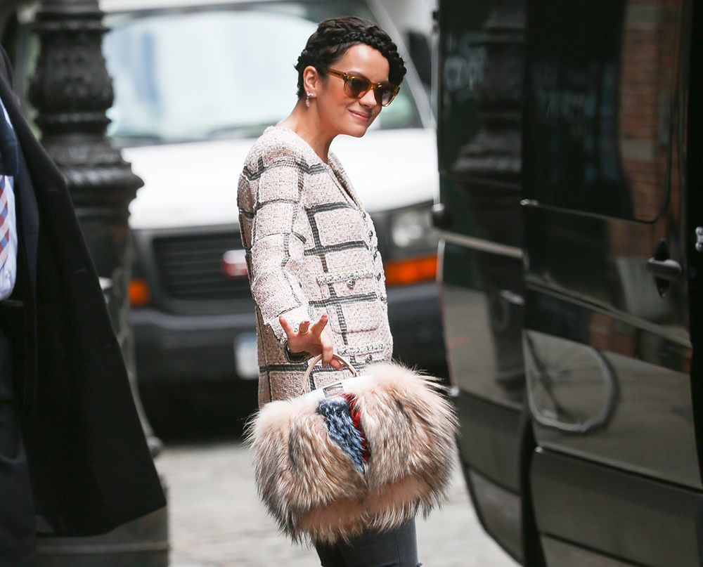 fendi bag with fur