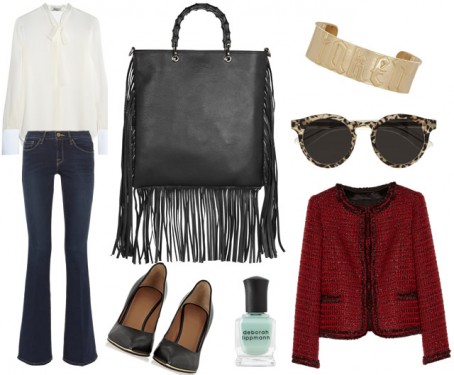 Outfit of the Week Gucci Fringe Bag