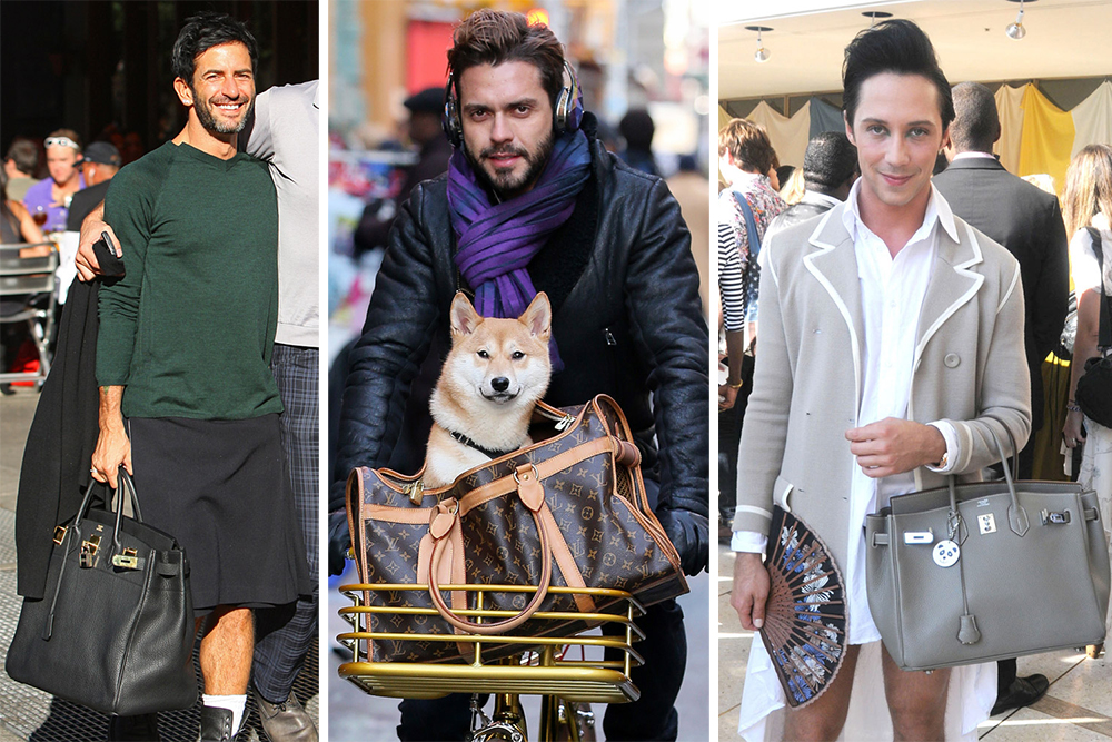 Men With Purses From Celebrities to Modern Guys