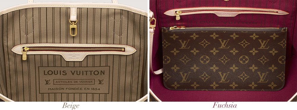 2015 Louis Vuitton Neverfull with pink inside! Love this bag & how big the  inside is! Everyday use.