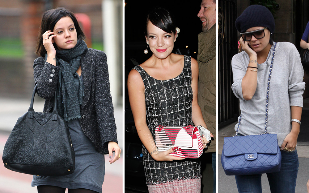 The Many Bags of Lily Allen - PurseBlog