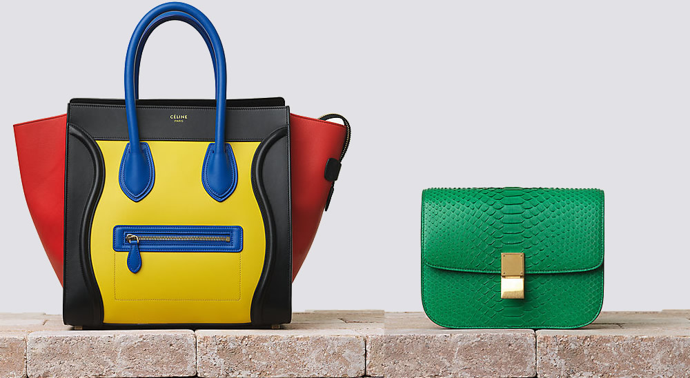 The 9 Most Colorful Bags of Celine Summer 2014 - PurseBlog