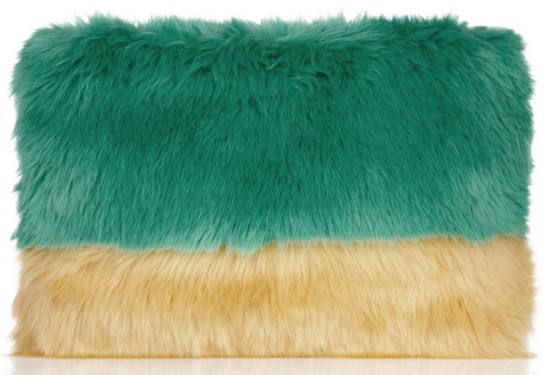 Shrimps Faux Fur Clutch