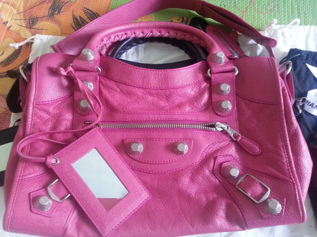 Balenciaga Pink City Bag
