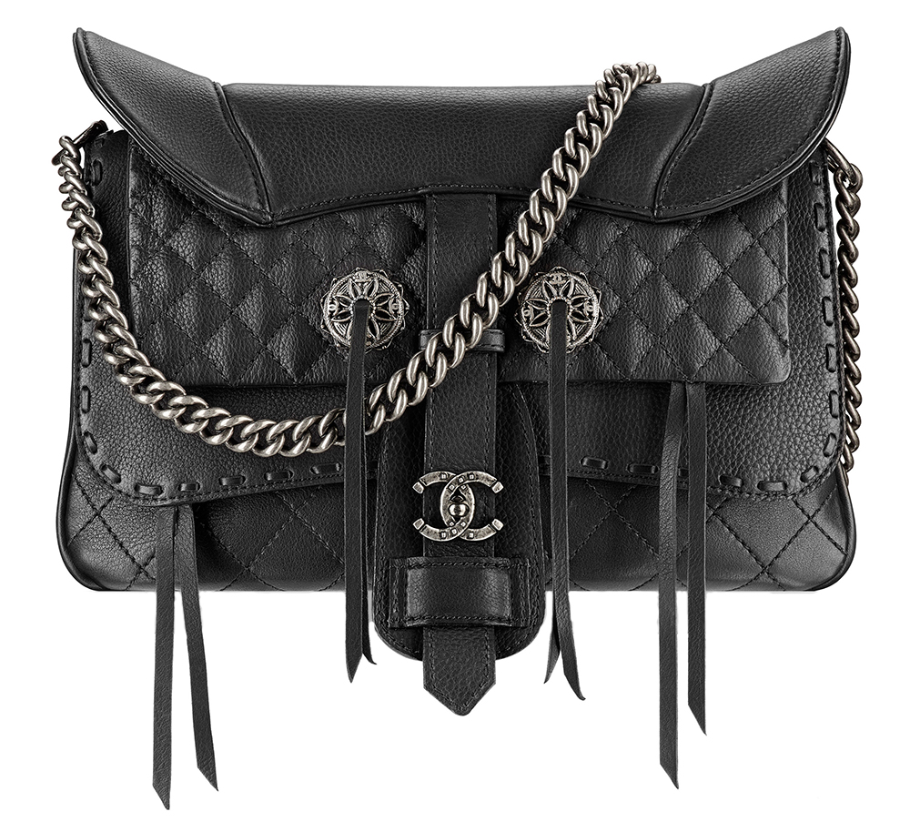 Chanel Paris Dallas Studded Lambskin & Calfskin Flap Bag