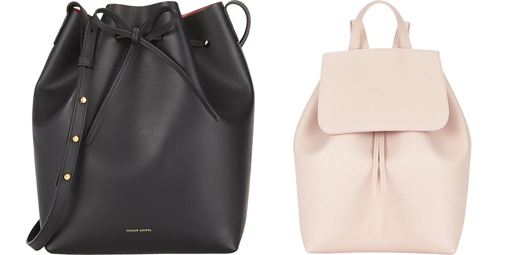 mansur gavriel saffiano backpack