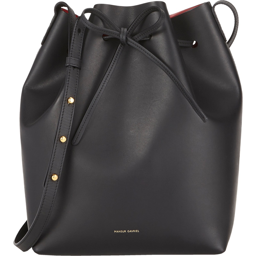 Mansur Gavriel Bucket Bag Black Flamma Purseblog
