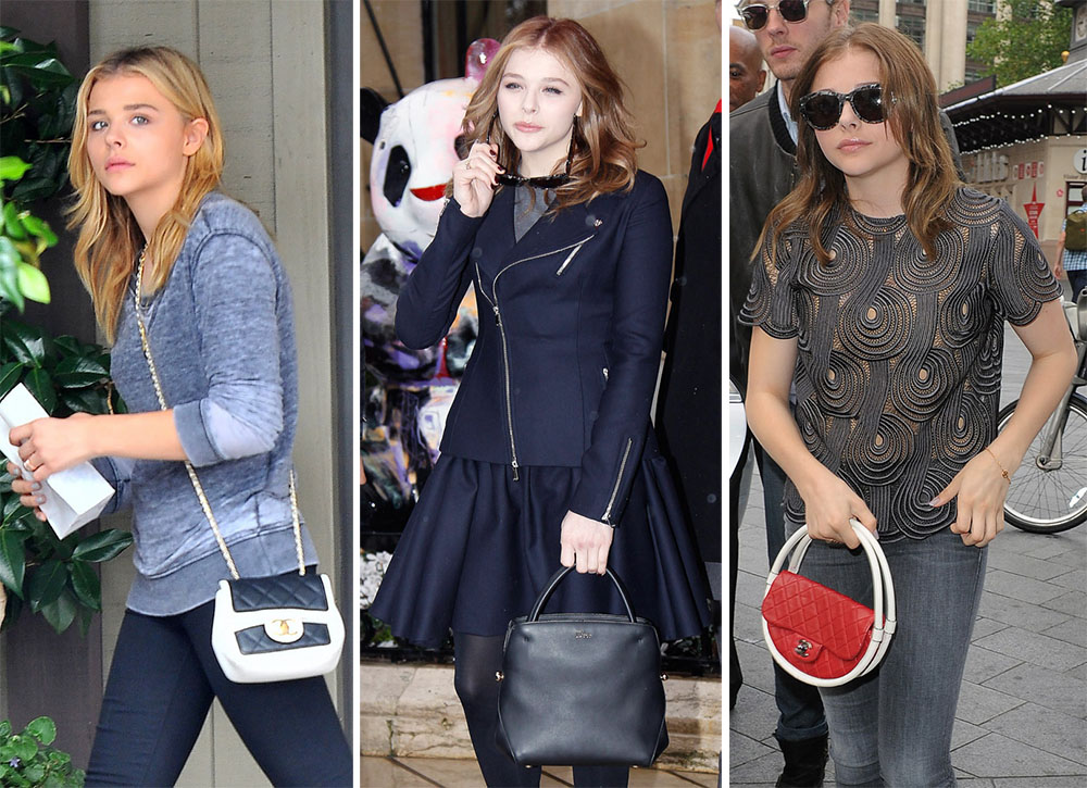 Chloe Grace Moretz Street Style - Talks on the Phone, Los Angeles