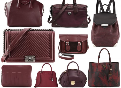 Best Burgundy Bags for Fall 2014