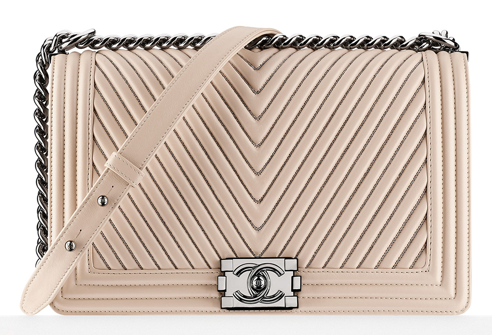 Chanel Large Chevron Boy Bag 7000