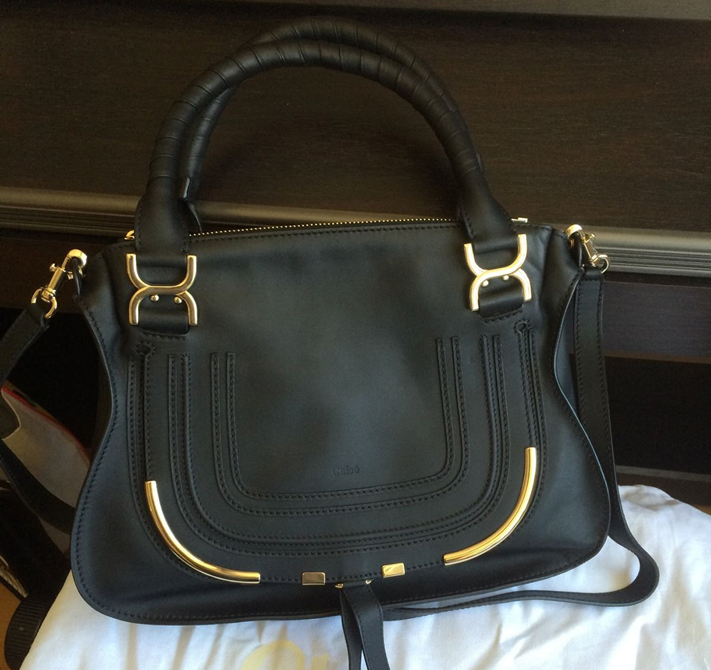 chloe marcie look alike bag, ysl purse black