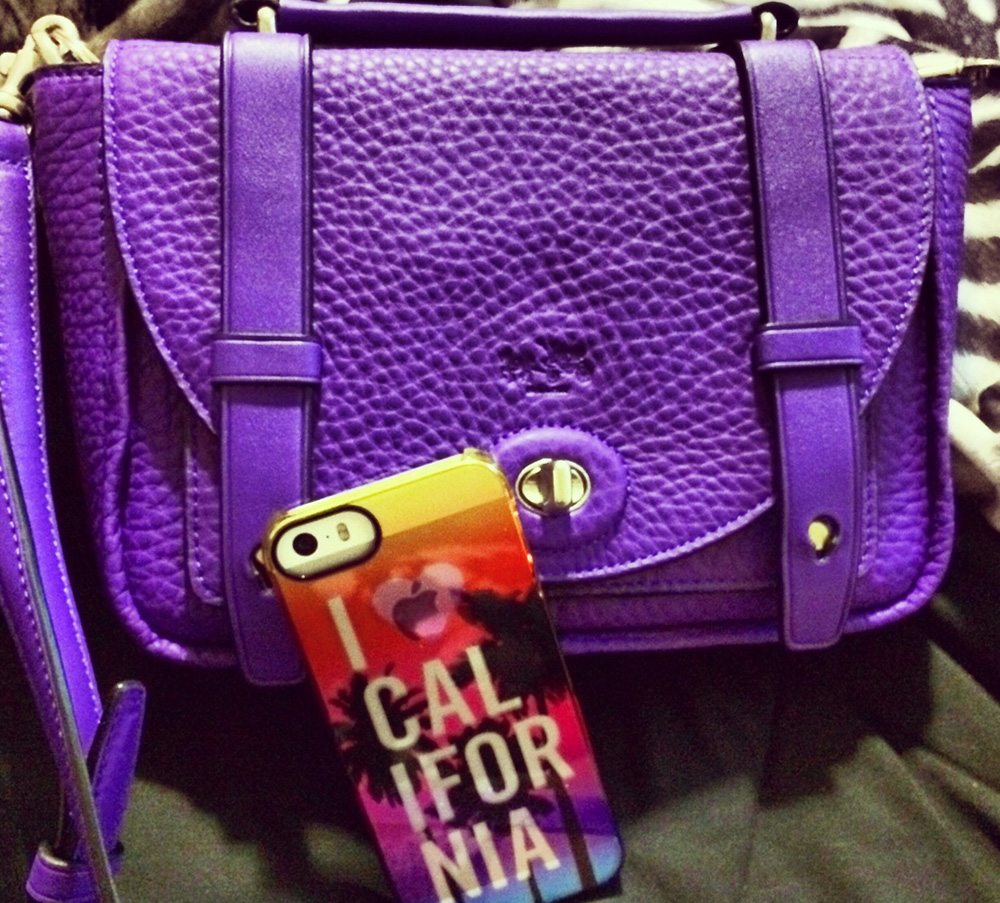 Coach Purple Satchel
