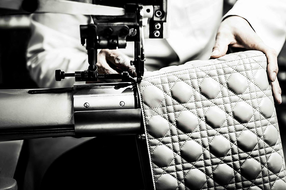 dior bag making