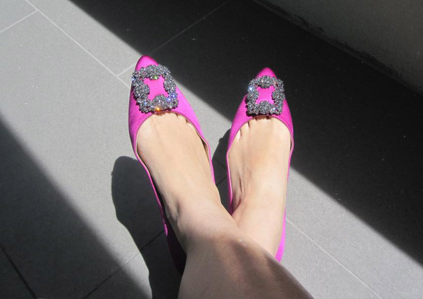 Pink Manolo Blahniks