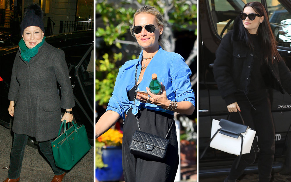 Dakota Fanning Carries Her Goyard Personalized Tote With Her