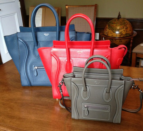 celine mini luggage