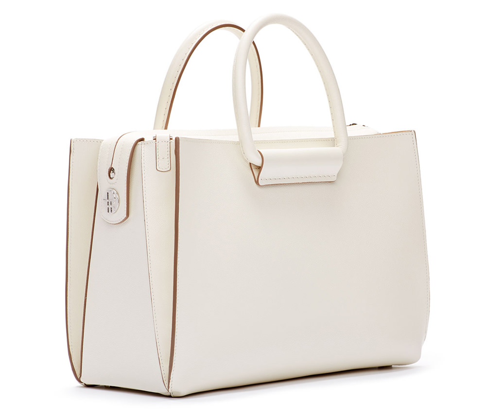 The Row Expands Its Handbag Line With Slightly More Accessible The Row Satchel 12 Bag White