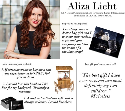 Aliza Licht WishList 2014