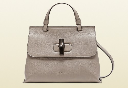 Gucci Bamboo Daily Leather Top Handle Bag