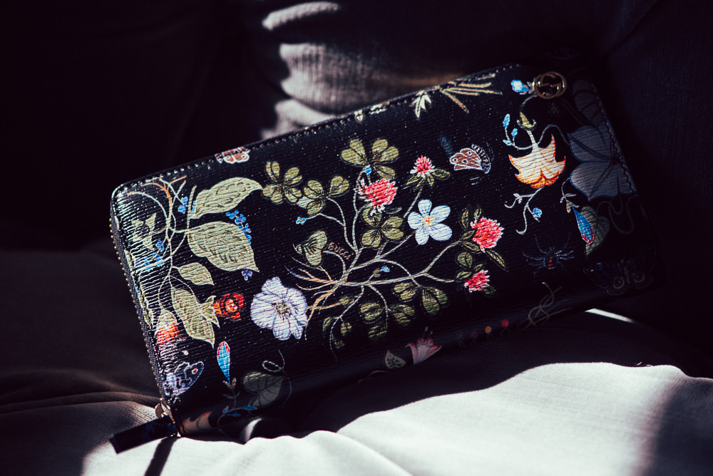 Gucci Flora Knight Print Zip Around Wallet. $545 via Gucci.