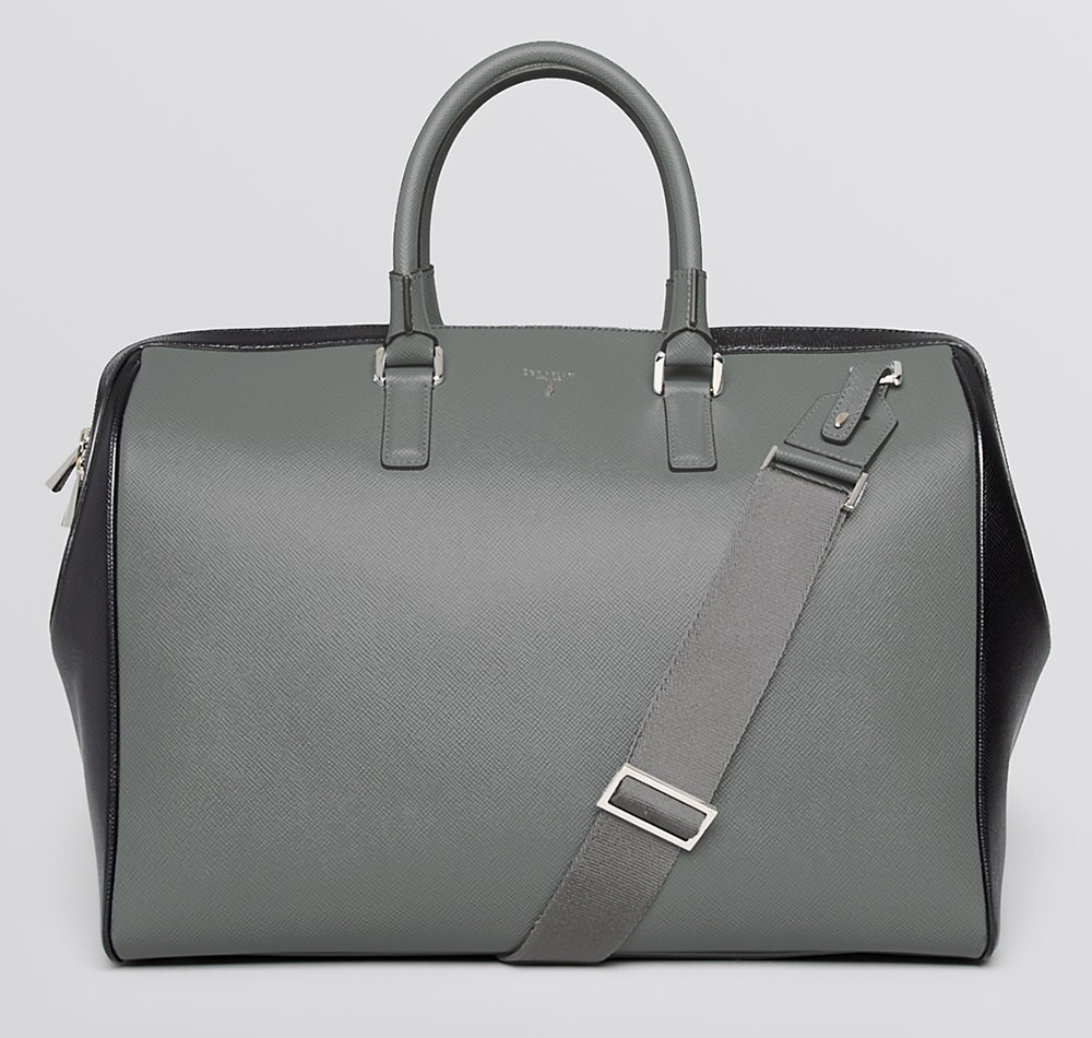 Serapian Evolution Textured Leather Duffel