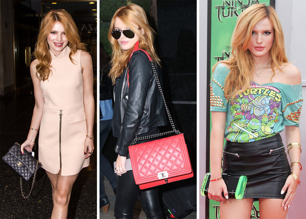 The Many Bags Of Bella Thorne Purseblog