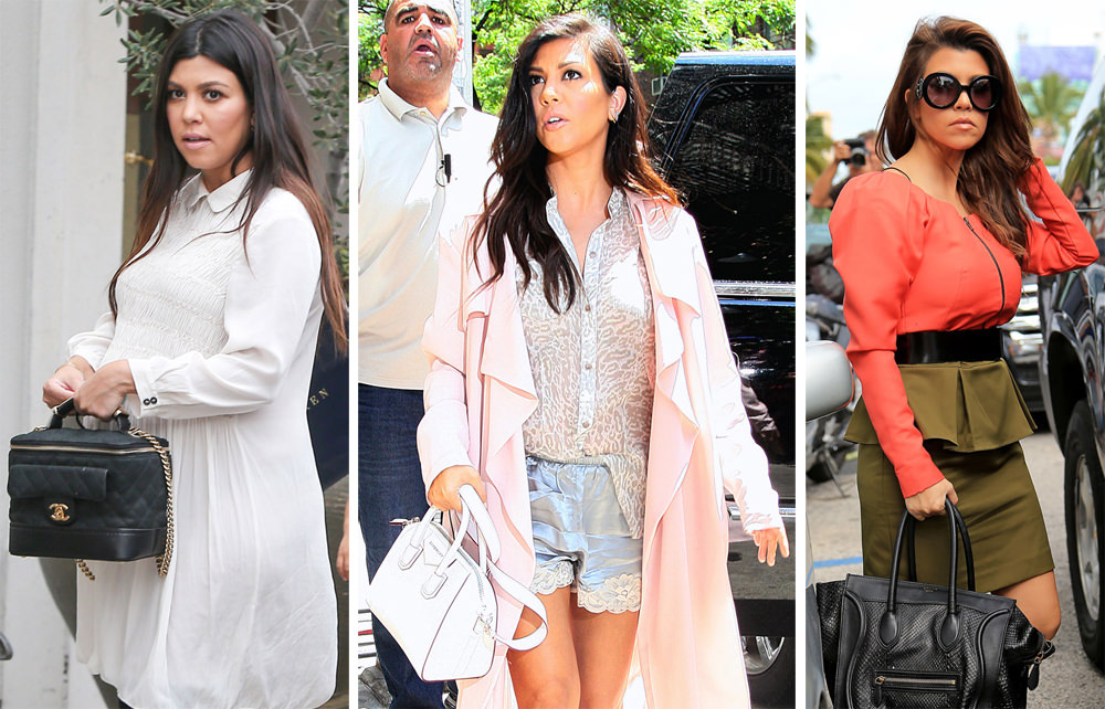 Kourtney Kardashian Bag Style