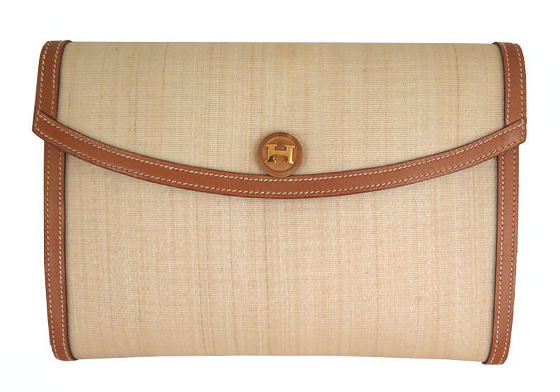 HERMES Rio Clutch Bag Vintage AS NEW - Chelsea Vintage Couture