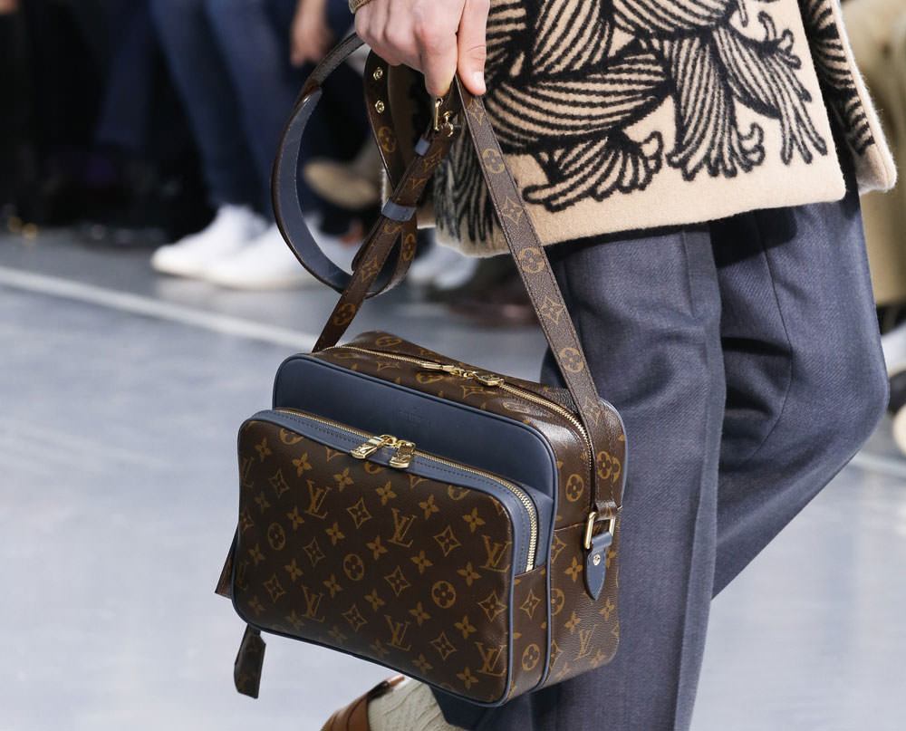 Monogram Makes a Major Comeback at Louis Vuitton’s Fall 2015 Menswear Show - PurseBlog