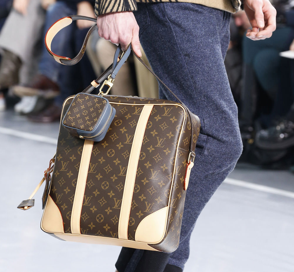 Monogram Makes a Major Comeback at Louis Vuitton’s Fall 2015 Menswear Show - PurseBlog