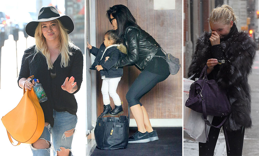 This Week BALENCIAGA The Town Leather 2Way Hand Bag Pink Beige 240579 Celebs and Their bags Ecs Froze in NYC and Enjoyed the Sun in LA ParallaxShops