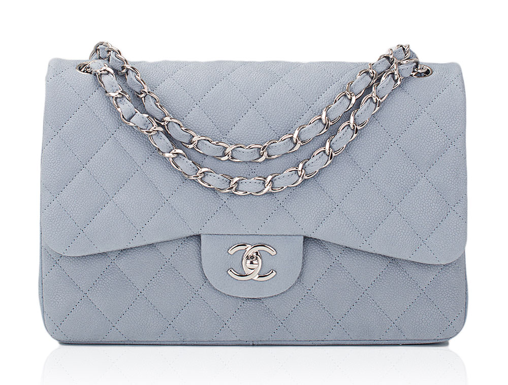 chanel bag baby blue