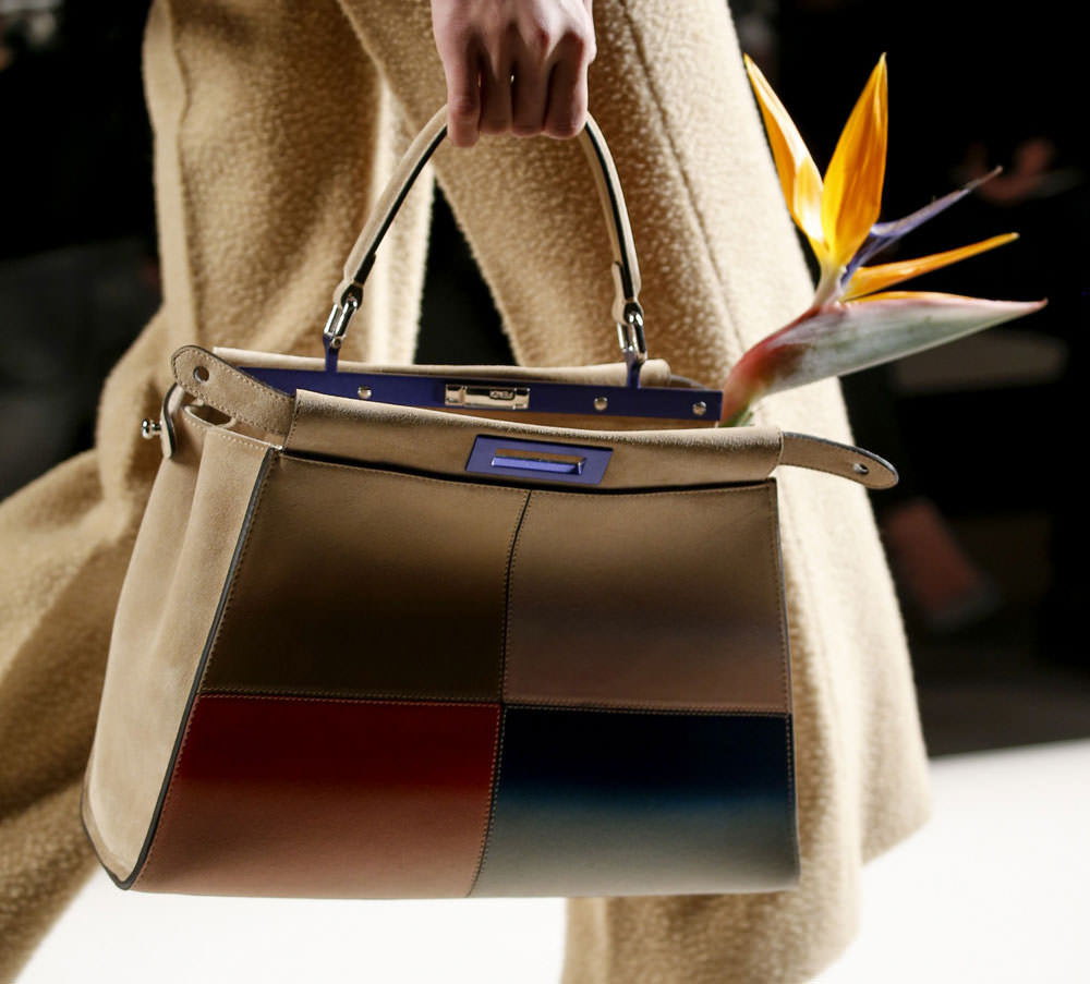 Check Out Fendi’s Fall 2015 Runway Bags, Flowers Not Included - PurseBlog