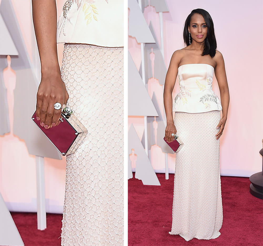 Kerry Washington Silver Mirror Clutch Purseblog Kerry Washington Silver Mirror Clutch