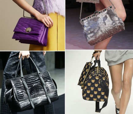 Yellow Fleur DEpi Key Holder and Bag Charm ParallaxShops The 14 Best Runway Bags of Milan Fashion Week Fall 2015