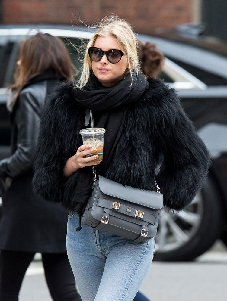 Celebs Pair Black Bags With Denim As Spring Forges On - PurseBlog