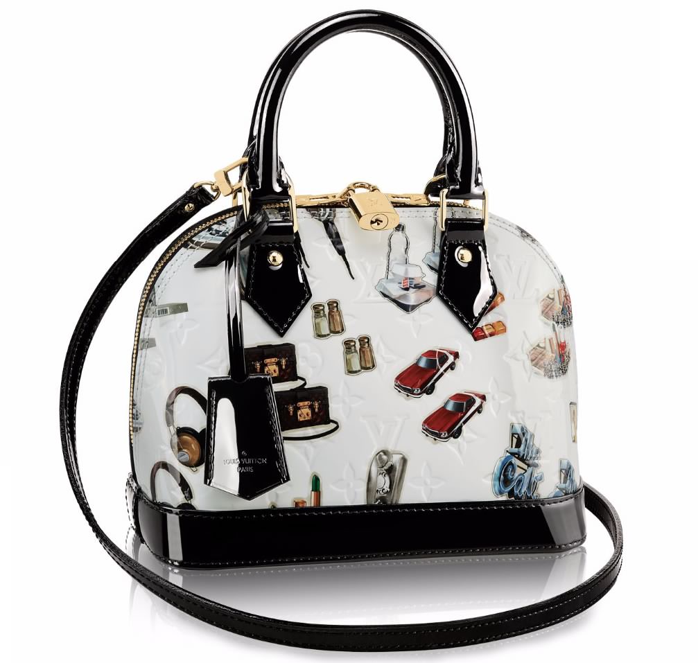 Classic handbags with color stickers - We are loving Louis