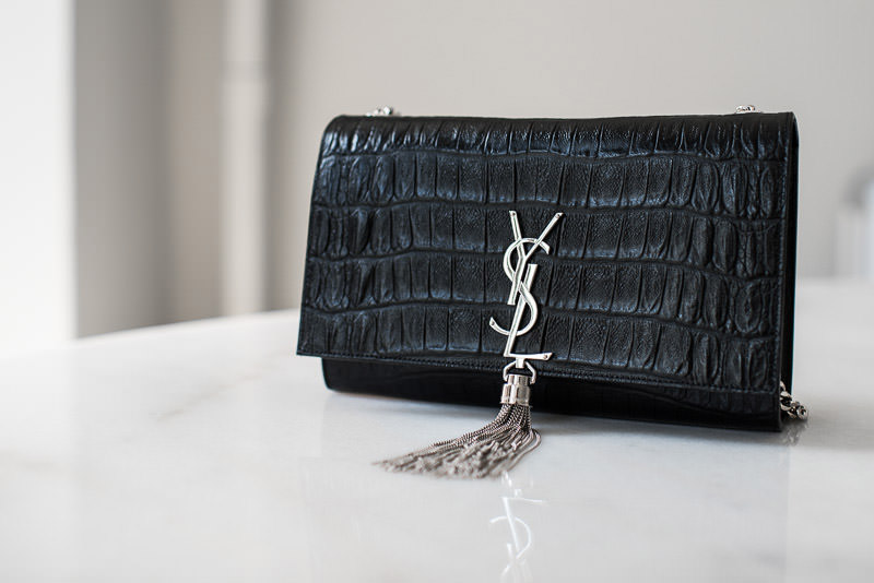 How To Spot Fake Saint Laurent Kate Crocodile Embossed Bag - Brands Blogger