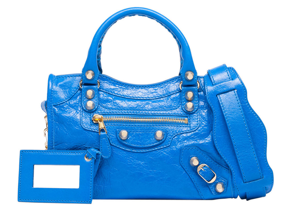 balenciaga mini blue