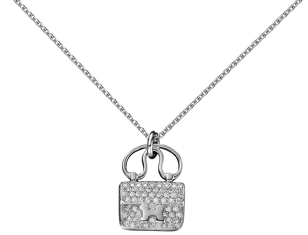 You Can Now Wear Tiny, Diamond-Encrusted Hermès Bags Around Your Neck ...