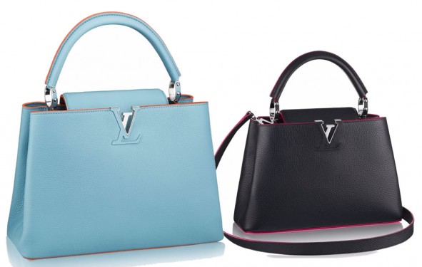 Louis Vuitton Capucines with Contrast Detail