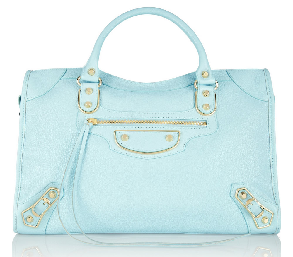 balenciaga purse blue