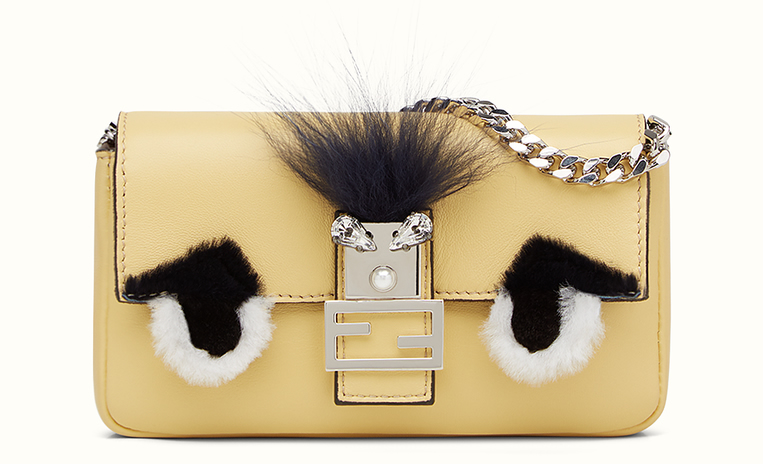 fendi micro flat baguette
