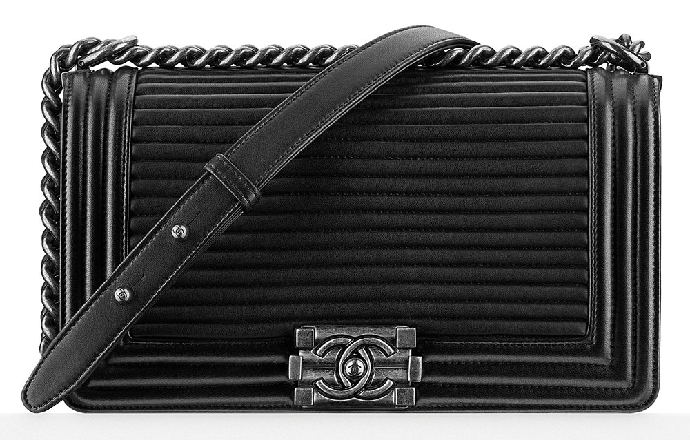 used chanel quilted bag black